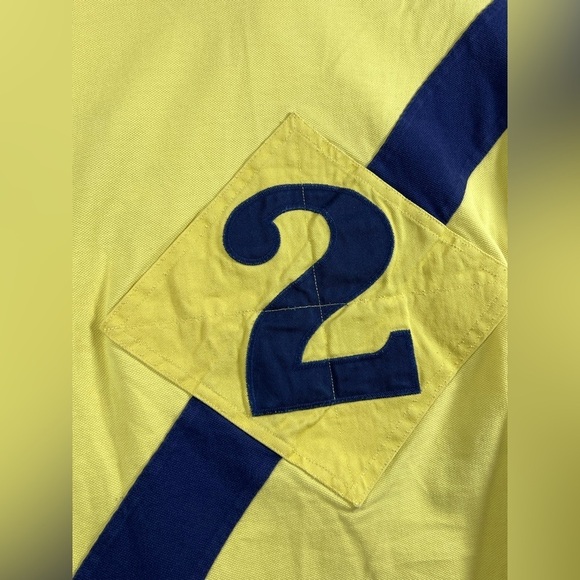 Polo Ralph Lauren XXL Classic Yellow Rugby Short Sleeve Yacht Club Polo Shirt - Picture 8 of 11